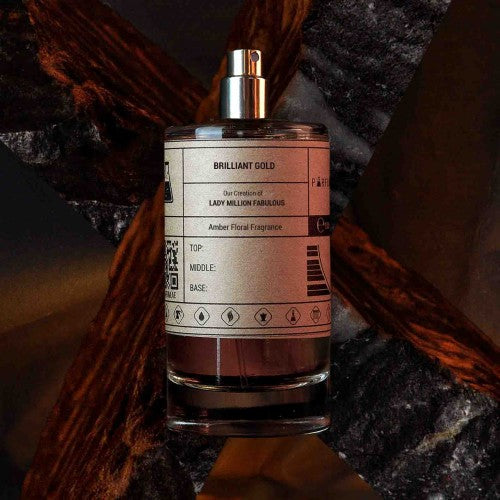Our Creation of Paco Rabanne's Lady Million Fabulous - Calligraphy Gold 100 ML
